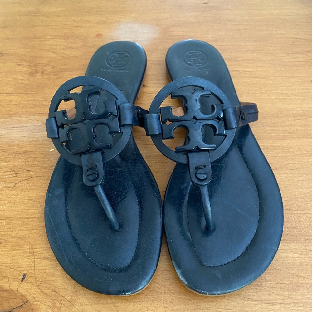 IUC Black Tory Burch Miller Sandal